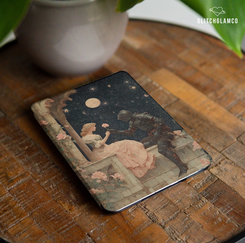 Knight romance case for Kindle Paperwhite 12th 11th gen 6.8" 7 inch Colorsoft 2024 KPW Scribe Kindle Oasis 3 Kobo Libra Kobo Color BW 067 image 2