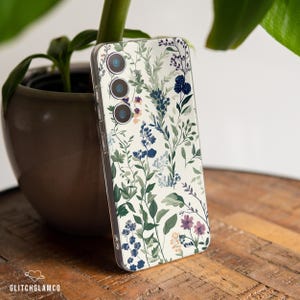 Wild flower case for Samsung A52 5g A16 A56 A26 A51 A53 A71 Samsung Galaxy S25 S23 fe 5g S24 S22 plus S21 Ultra S20 Note 20 10 9 8 gl008