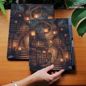 Magic library case for reMarkable Paper pro 11.8&quot; Protective Folio Flip with Built-in Pen Holder Slot, Remarkable 2 10.3&quot; Cover Gift gli040