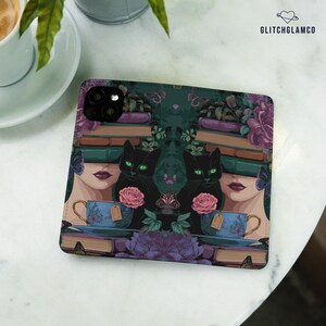 Book lover wallet case for Google Pixel 10 9 8 8a 7 7a 6 & Moto G Flip Card Holder Cover Moto G Stylus Power Edge gl123 image 5
