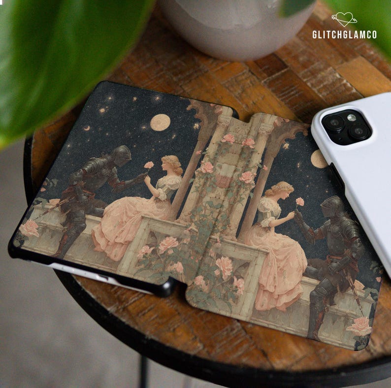 Knight romance case for Kindle Paperwhite 12th 11th gen 6.8" 7 inch Colorsoft 2024 KPW Scribe Kindle Oasis 3 Kobo Libra Kobo Color BW 067 image 5