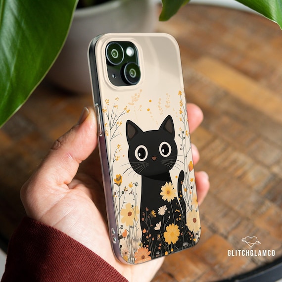 Cute Black Cat Case Moto G Power 5G Uw Ace Moto G Stylus 5G G 2025 Moto G  Play Edge 50 Moto E6s ONE Motorola G75 G84 G7 G55 G24 G53 Gl024 -