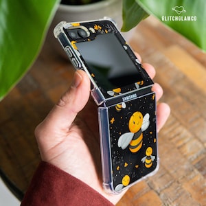 Bumblebee cute case for Samsung Z Flip 6 4 Z Flip 7 5 5g Z Fold 4 Z Fold 6 5g soft TPU plastic Moto Razr Plus Google Pixel 9 pro Fold gl001