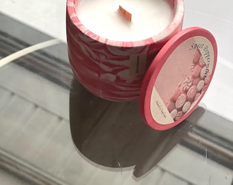 Sweet Peppermint Twist Candle | Candy Cane Mint Scent | Hand-Poured Coconut Wax Holiday Candle