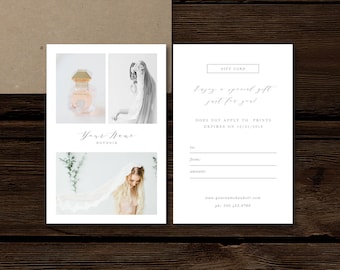 gift card template etsy