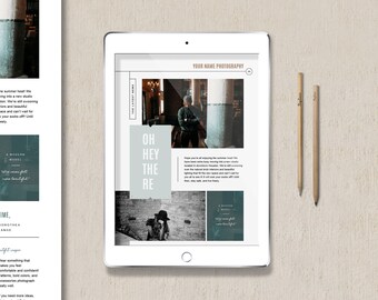 email template for photographers creatives flyer design etsy