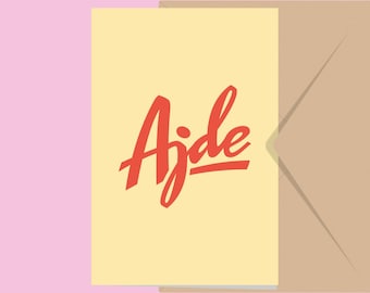 Ajde | Cestitka, Razglednica, Poklon | Balkan Card Serbia Croatia Bosnia