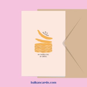 Palacinka | Cestitka, Razglednica, Poklon | Balkan Card Servië Kroatië Bosnië