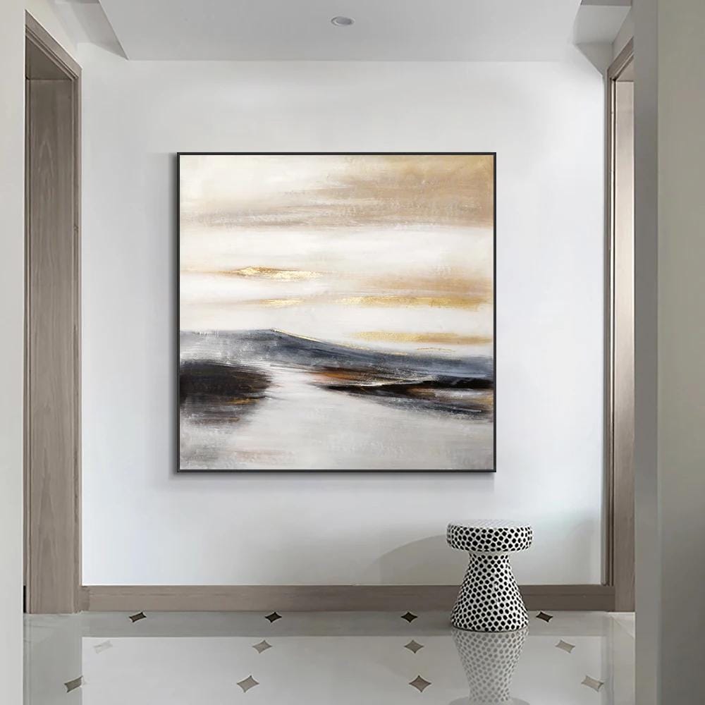Handgemaltes Ölgemälde Auf Leinwand Mit Holzrahmen – 50 X 3 X 70 Cm, Perfekt Für Moderne & Klassische Einrichtung