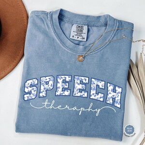 Comfort Colors® Speech Therapy Shirt, SLP Shirt, Speech Language Pathologist Shirt, Speech Pathology Shirts, Speech Shirt,Gift for Therapist