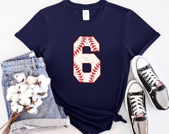 Custom Baseball Number Shirt: Personalized Team Tee