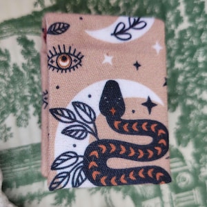Mini Notebook – Snake Lover&#39;s Gothic Serpent Book | Handmade Tiny Witchy Gift