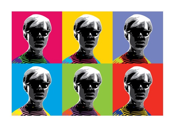 Andy Warhol POP Digital Warhol-style Pop -