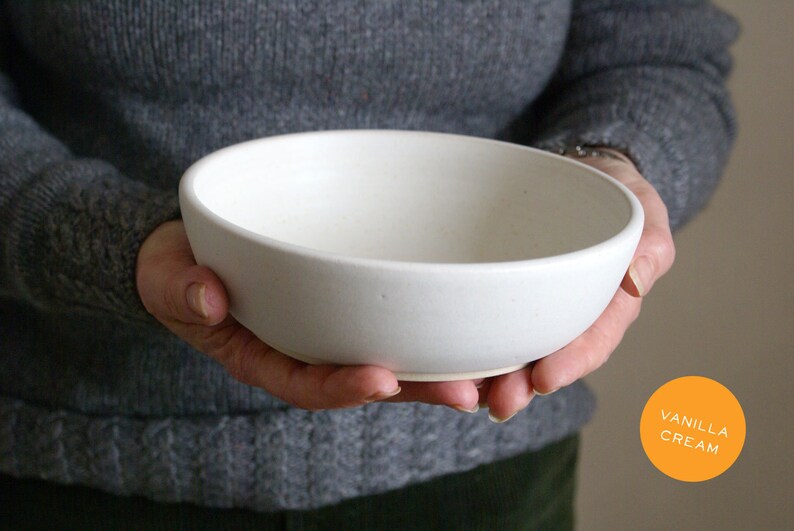 Made to Order Set of Four Small Salad Bowls Glazed in Your Etsy