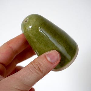 Tall pointed ceramic bathroom light chord pull customised in your choice of colour