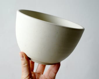 Six small stoneware soup bowls customised in your choice of colour