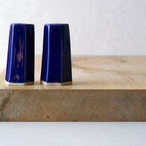 Two tall ceramic hexagon light pulls for bathroom decor in your choice of colour image 6