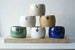 Choose your colour - Love heart yarn bowl, hand thrown stoneware knitting bowl 