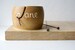 Your name on a hand thrown pottery yarn bowl - glazed in your choice of colour 