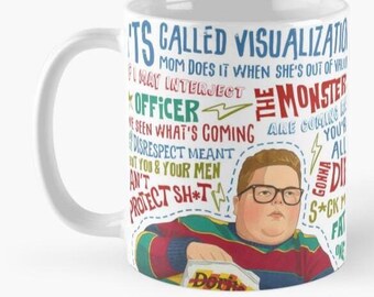 Funny Rude Coffee Mug Inspired Gift – Middle Finger Mug – Cheeky 11oz Ceramic Mug – Gag Gift for Him or Her derek turnbow suck my fat one