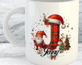 Personalised Christmas Mug, Custom Christmas Mug, Secret Santa Gift, Christmas Coffee Cup, Custom Name Mug, Merry Christmas Mug, Xmas Mug 1