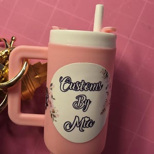 Mini Tumbler Keychain, Chapstick Holder, Money Holder