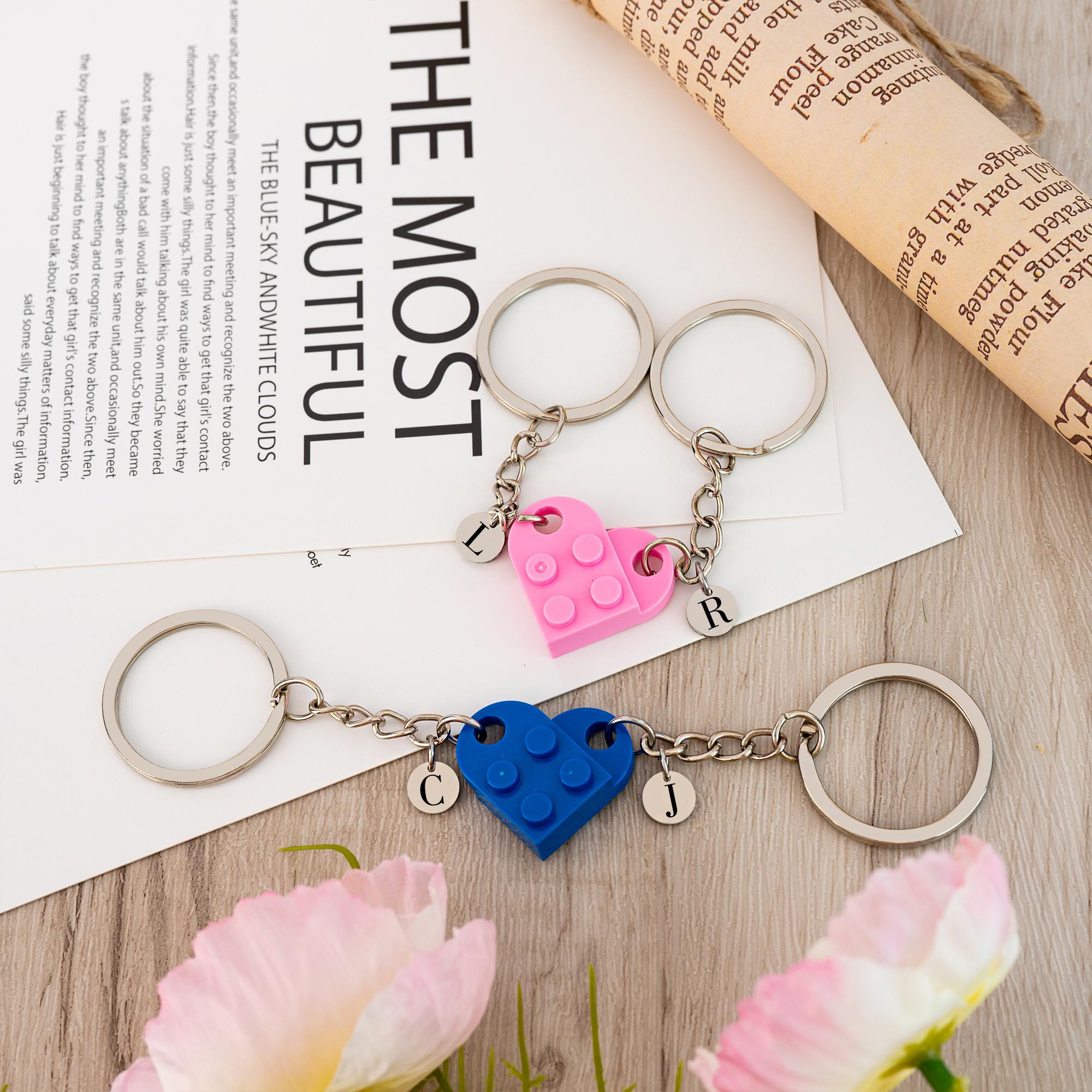 Gift Ideas For Couple Cute Cartoon Couple Hand In Hand Personalized Car  Keychain, Gift For H - Lovem-oom Personalized Acrylic Car Hanger