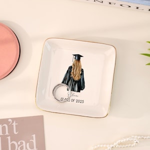 Personalised Name Graduation Jewelry Dish,Graduation Gift,College Graduation Gift,2025 Graduation Gifts,Class of 2025 Gifts,High School Gift