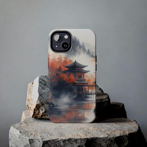 Coque pour portable paysage japonais | Coque pour iPhone et Samsung : cadeau technique cool, accessoires de protection pour les amoureux de la nature