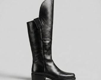 Custom Civil War Cavalry Boots | Handmade 1860s Leather Reenactment Boots for Men — Union, Confederate, Dragoon & Living History