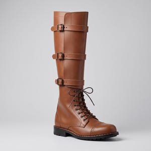 Custom Handmade Leather Cavalry Boots | Military Riding Equestrian Footwear