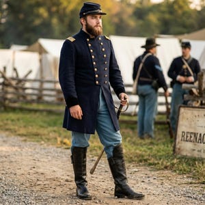 Custom Civil War Cavalry Boots | Handmade 1860s Leather Reenactment Boots for Men — Union, Confederate, Dragoon & Living History