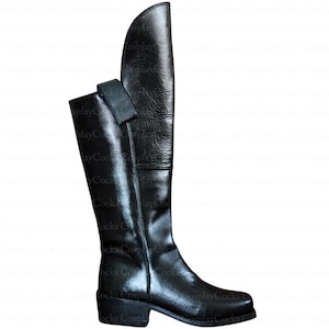 Handmade Civil War Cavalry Boots: Custom Leather, 19th Century Style Boots