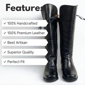 Custom Civil War Cavalry Boots | Handmade 1860s Leather Reenactment Boots for Men — Union, Confederate, Dragoon & Living History