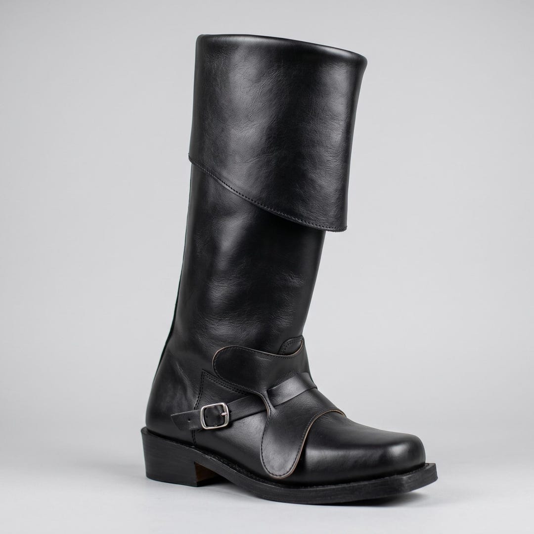 靴 Christian Peau pirate boots archive Y2K Handmade Pirate Boots – Swashbuckler Cosplay Footwear