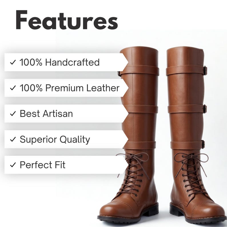 Custom Handmade Leather Cavalry Boots | Military Riding Equestrian Footwear