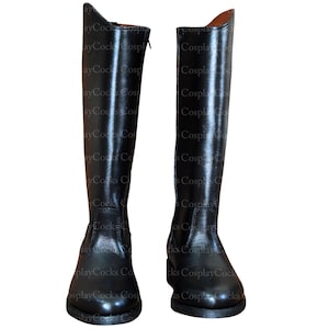 Customize Star Wars Imperial Officer Galactic Boots, Cosplay Costume Boot, Genuine Leather Boot, Republic Officer Boot, Ankle High Boot