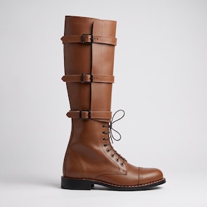 Custom Handmade Leather Cavalry Boots | Military Riding Equestrian Footwear