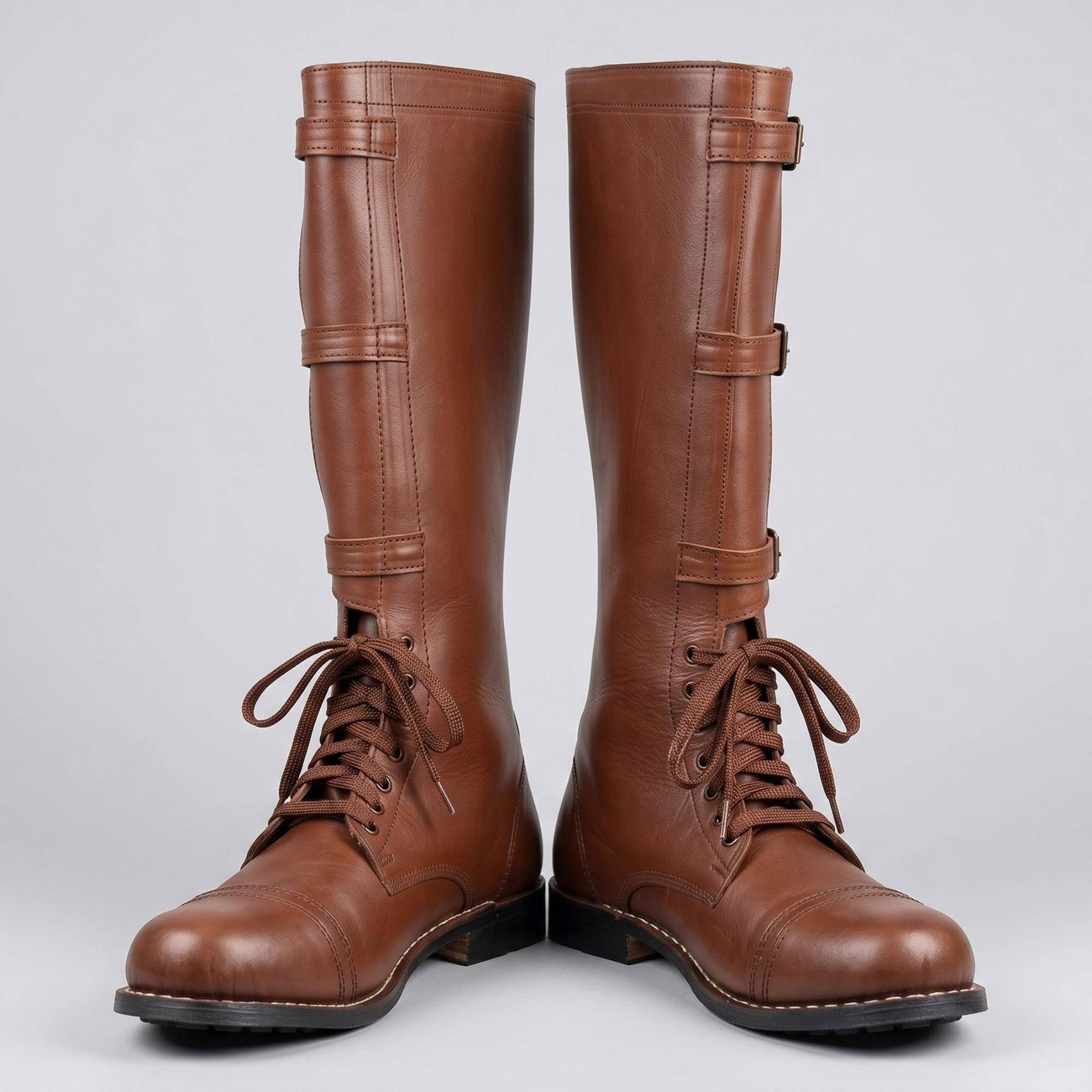 Custom Handmade Leather Cavalry Boots | Military Riding Equestrian ...
