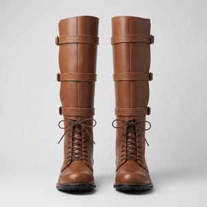 Custom Handmade Leather Cavalry Boots | Military Riding Equestrian Footwear