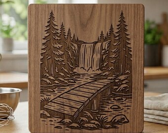 Waterfall SVG 16 Vector Clipart Bundle: Laser Engraving, Print, Sublimation, DIY (Digital Download)