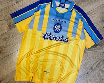 Umbro Vintage Chelsea London 1996/1997 Away Football Soccer Shirt Jersey