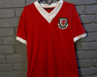 Vintage Kappa Wales National Team 2006-2007 Home Jersey Sz L