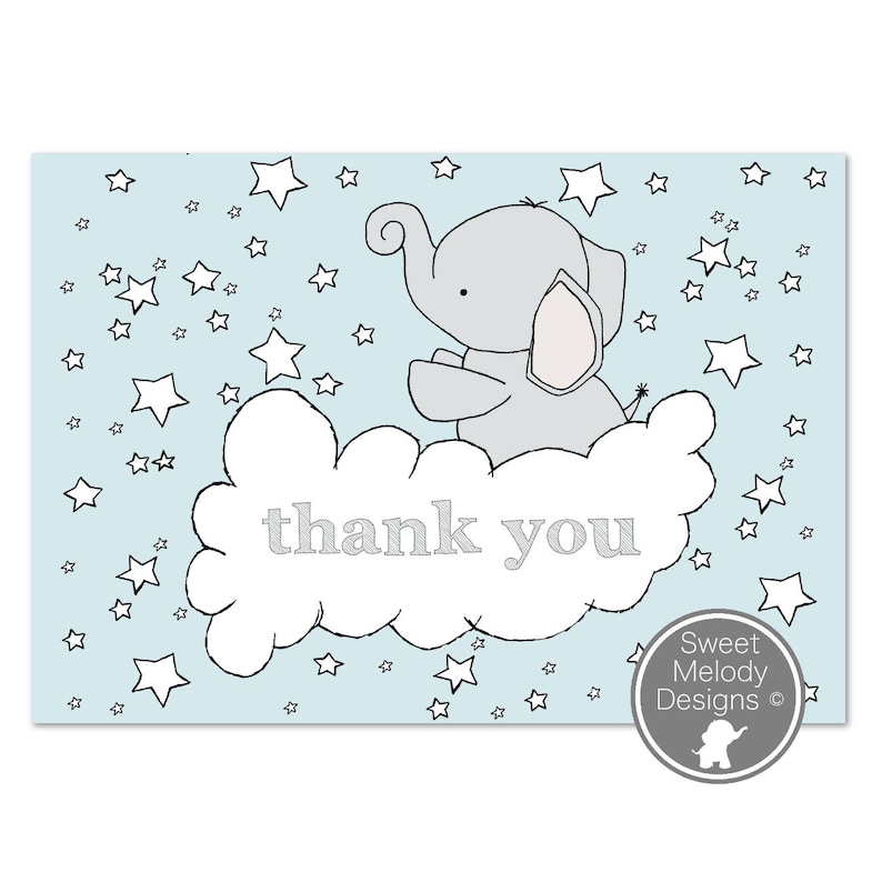 Printable Child Shower Thank By yourself Playing cards - Quick Obtain - PDF Blank Playing cards - Elephants and Superstars - Blue Grey - Little one Boy graphic relating to Printable Baby Shower Thank You Cards referred to as Printable Child Shower Thank Oneself Playing cards - Immediate Obtain - PDF Blank Playing cards - Elephants and Celebrities - Blue Grey - Child Boy