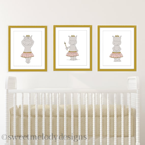 royal hippo crib bedding