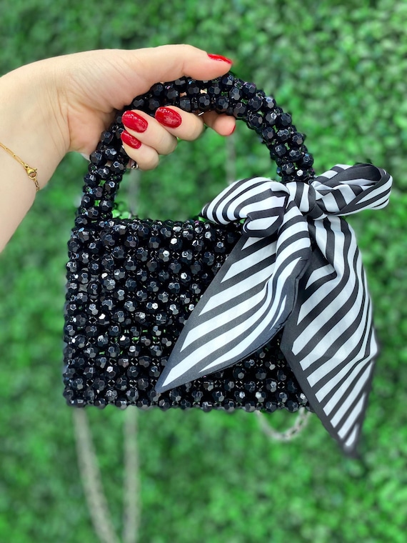 Handmade Pearl Bag, Custom Pearl,  Perfect For Weddings,  Bridal Pearl Bag,  Unique Bridal  Bag,  Luxury Pearl,