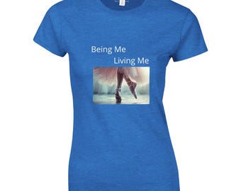 Camiseta de cuello redondo para mujer Ballet-Classic / Gildan® 64000L
