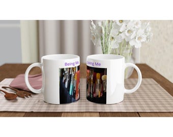Art-White 11oz Ceramic Mug