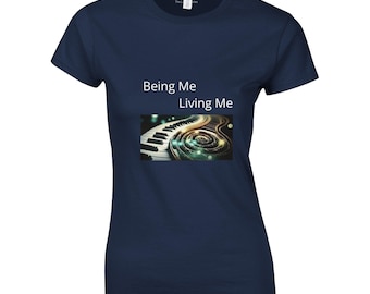 Keyboard-1-Classic dames-T-shirt met ronde hals | Gildan® 64000L