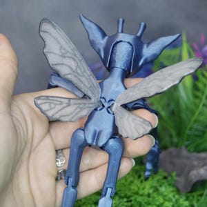 Articulated Pixie: 3D Printed Flexible Figurine image 4